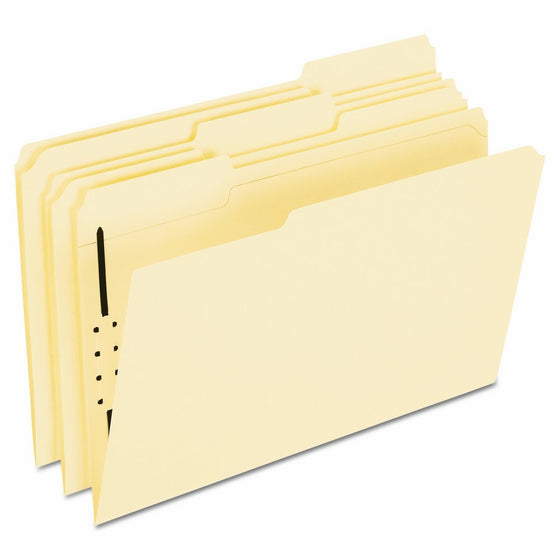 Pendaflex Manila Fastener Folders, Legal Size, 1 Fastener, 1/3 Cut, 50/BX (FM310EE)