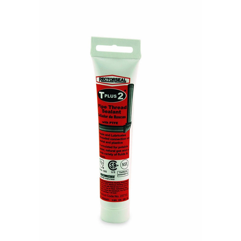 Rectorseal 23710 1-3/4-Ounce Tube T Plus  Pipe Thread Sealant