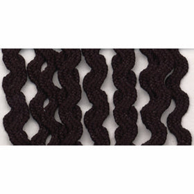 Wrights 117-400-031 Polyester Baby Rick Rack Utility Trim, Black, 4-Yard