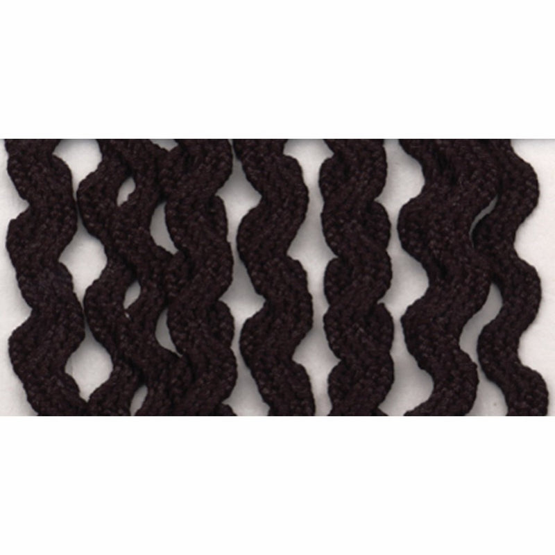 Wrights 117-400-031 Polyester Baby Rick Rack Utility Trim, Black, 4-Yard