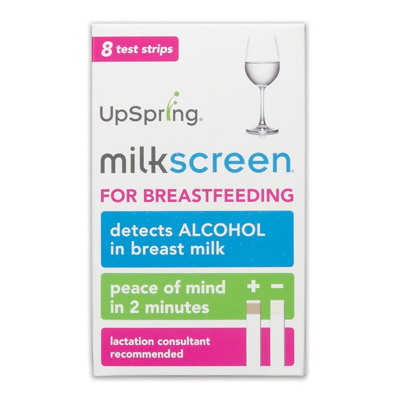 UpSpring Milkscreen Quick Accurate Test for Alcohol in Breast Milk 8 Pack, Original and Patented