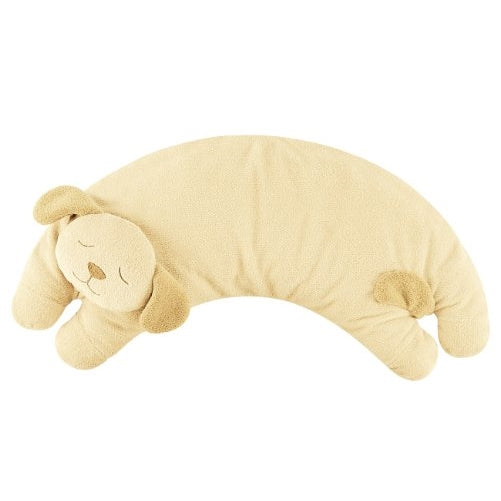 Angel Dear Curved Pillow, Light Brown Puppy