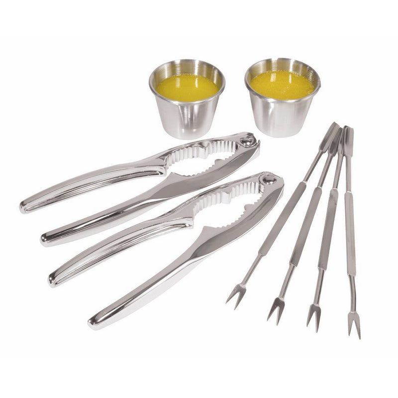 Oggi 8-Piece Stainless Steel Seafood Set