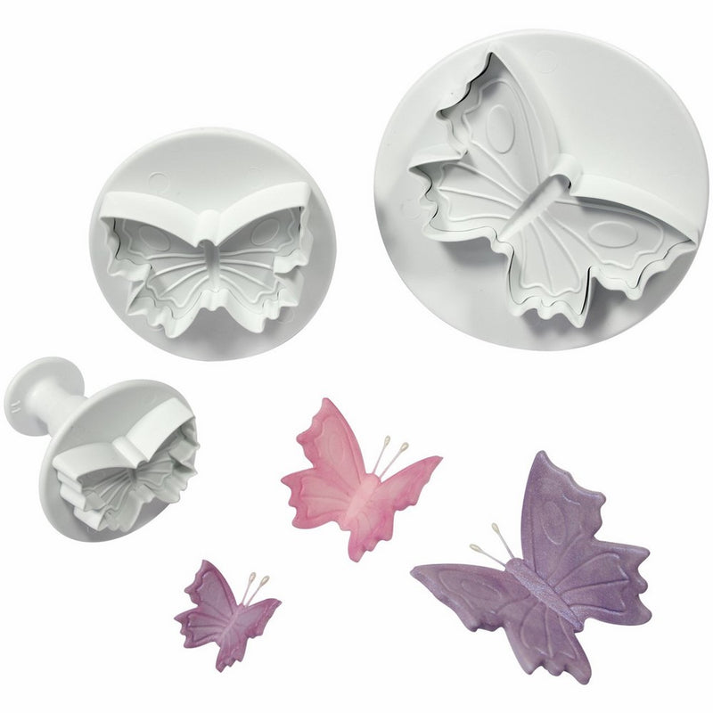 PME Plunger Cutters, Butterfly, 3-Pack