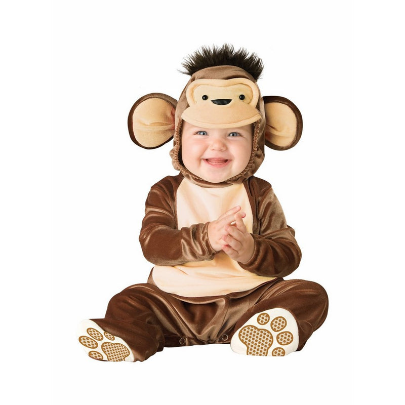 InCharacter Costumes Baby's Mischievous Monkey Costume, Brown/Cream, Medium