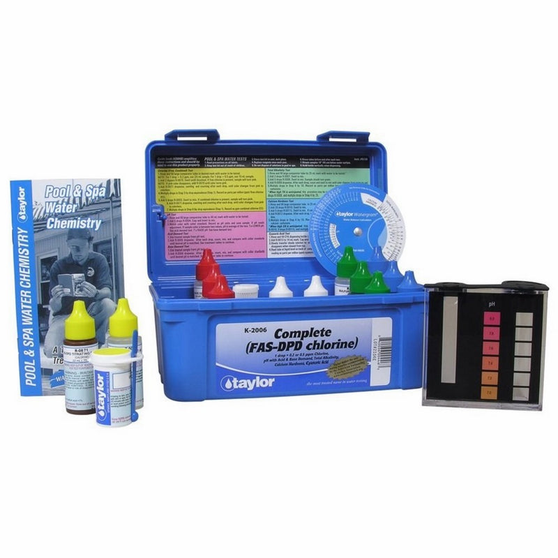 TAYLOR TECHNOLOGIES INC K-2006 TEST KIT COMP CHLORINE FAS-DPD