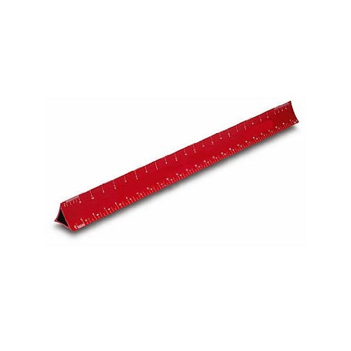 Alumicolor Architect Scales hollow architect scale red