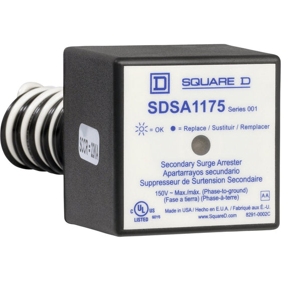 Square D by Schneider Electric SDSA1175 Panel Mounted Single Phase Type 1 Surge Protective Device