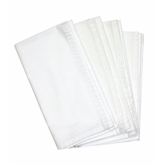 Aunt Martha's Dinner Napkins, White, Set of 4