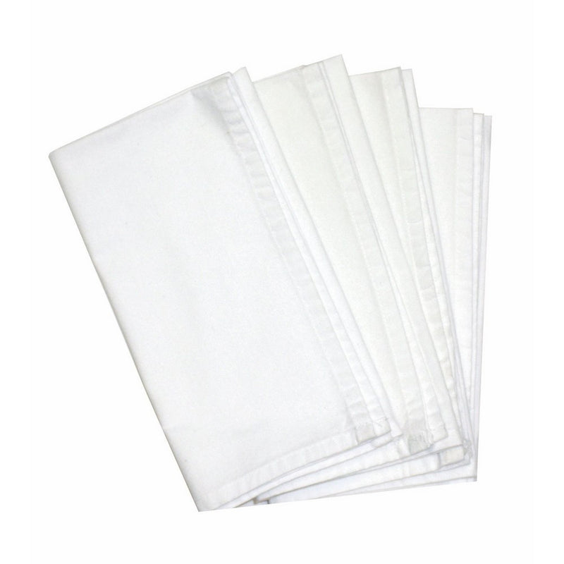 Aunt Martha's Dinner Napkins, White, Set of 4