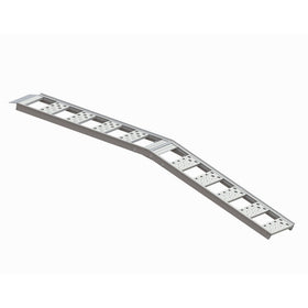 Highland (1126900) 85" Aluminum Smooth Rung Center Fold Loading Ramp - 1 unit