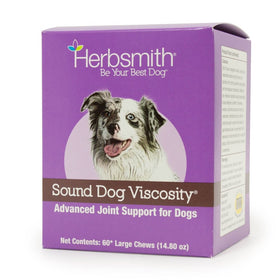 Herbsmith Sound Dog Viscosity Joint Support Chews for Dogs, 60 Count Large