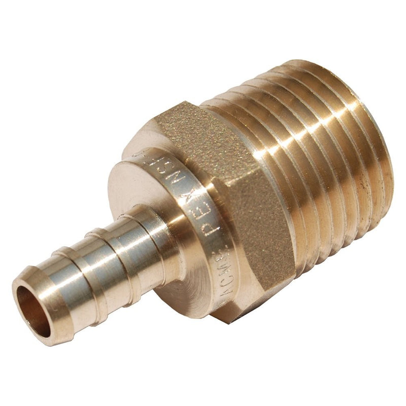 SharkBite UC116LFA Threaded Male Adapter, 1/2-Inch by 3/4-Inch