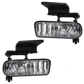 Driver and Passenger Fog Lights Lamps Replacement for Chevrolet Pickup Truck SUV 10368476 10368477