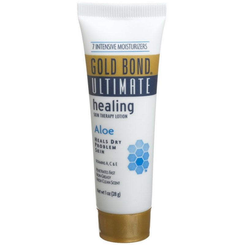 Gold Bond Ultimate Healing Skin Therapy Lotion Aloe 1 Oz (4 Pack)