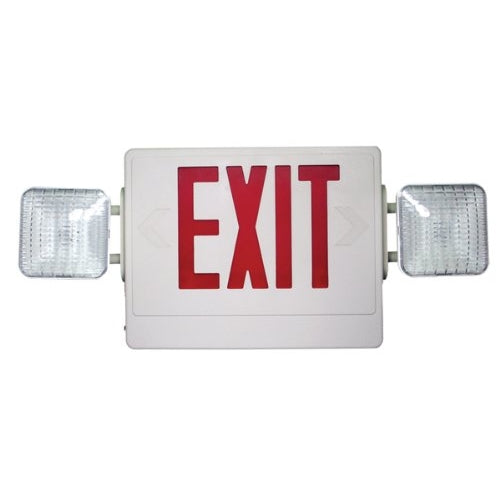 CR Combination Emergency & Exit Light Red