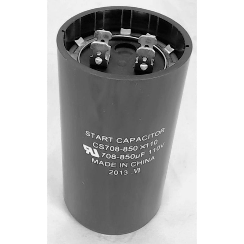 Start Capacitor, Round, 708-850 Mfd., 110 Volt, CS708-850X110