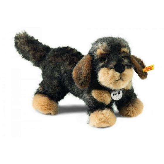 Steiff Moritz Dachshund Plush, Dark Grey Tipped