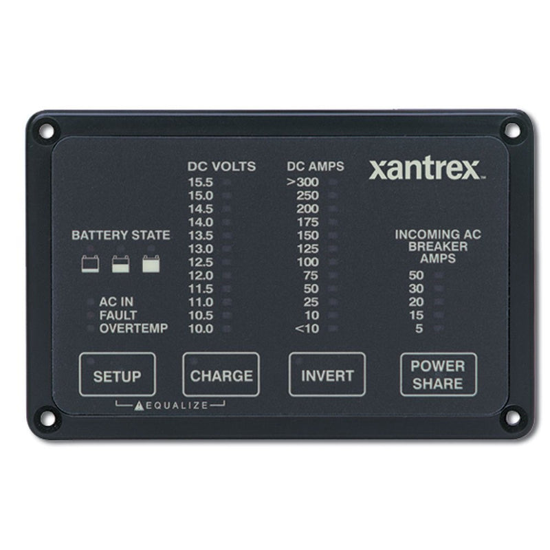 Xantrex Heart FDM-12-25 Remote Panel, Battery Status & Freedom Inverter/Charger Remote Control