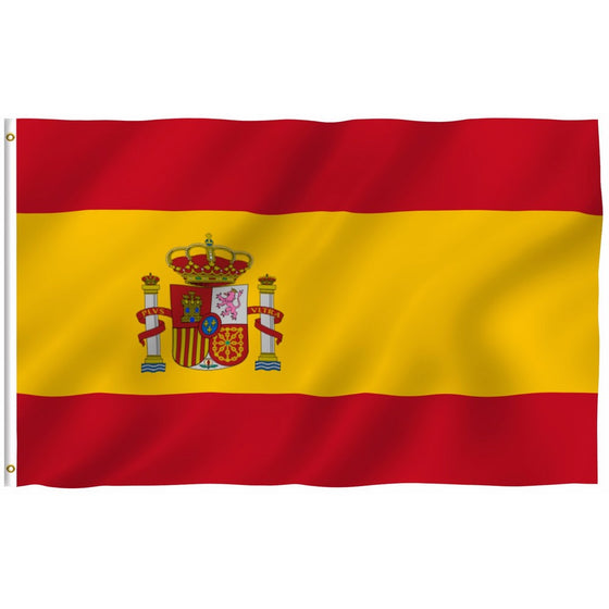 New 3x5 National Spanish Flag of Spain Country Flags Garden, Lawn, Supply, Maintenance