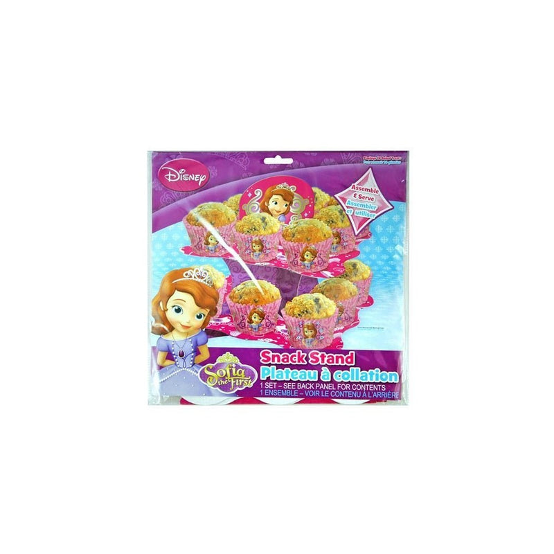 Disney Princess Sofia the First 2 Tier Cupcake Stand - Tiered Snack, Treat Stand, Birthday Party, Centerpiece, Cake