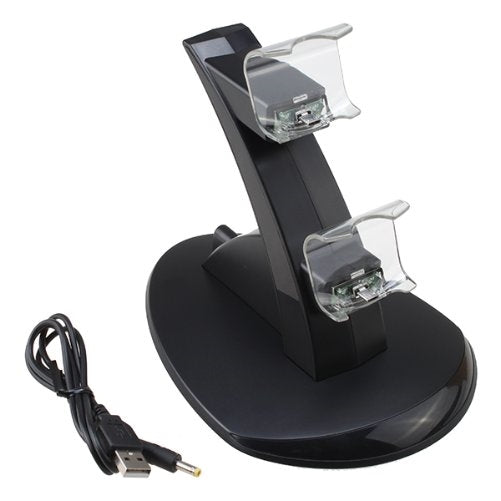 AGPtek USB Dual Charger Charging Station For PS4 Controller