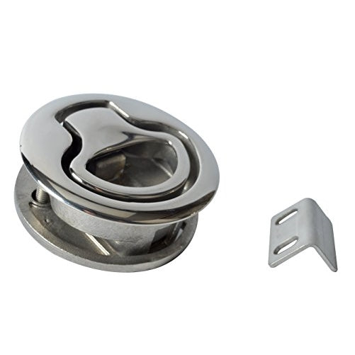 Amarine-made Marine Boat Stainless Steel 2" Flush Pull Hatch Latch - AM99326