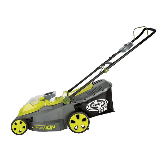 Snow Joe Sun Joe iON16LM 40 V 16-Inch Cordless Lawn Mower with Brushless Motor