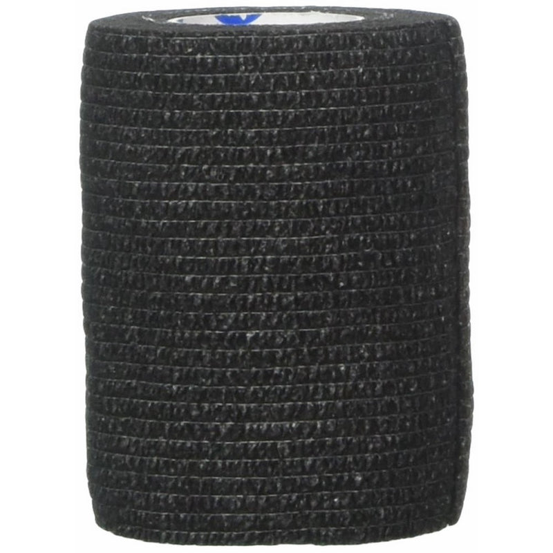 Dynarex Corporation Sensi-Wrap Self-Adherent Bandage Rolls, Black, 3" x 5 Yards, 24 Count (Pack of 24)