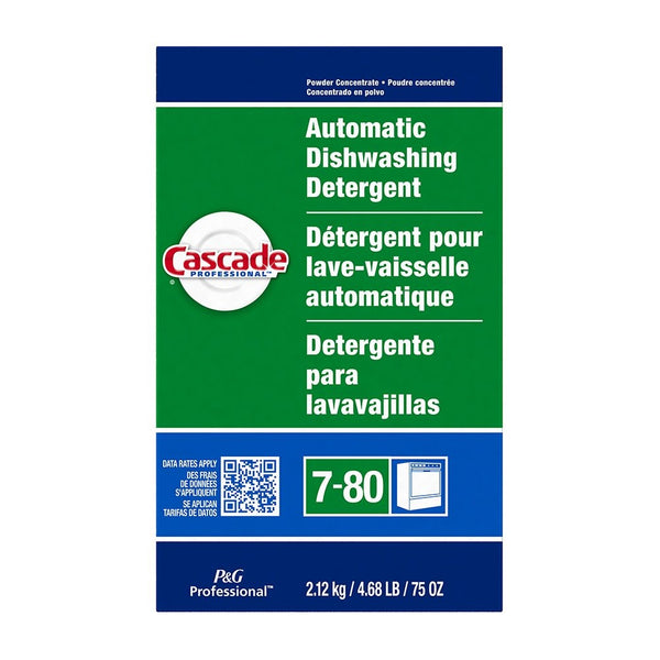 Cascade Professional Automatic Dishwasher Detergent Powder, Fresh Scent, 75 oz. (Case of 7)