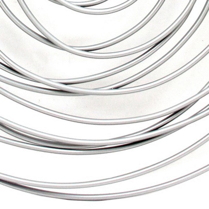 Contemporary Metal Wall Decor with Irregular Spiral Shape, Silver