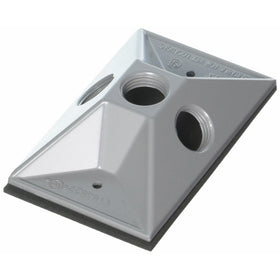 Hubbell-Bell Weatherproof Lampholder Cover Gray
