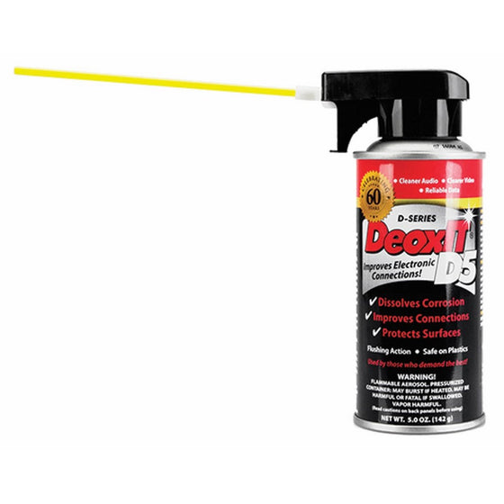 CAIG DeOxit Cleaning Solution Spray, 5% spray 5oz