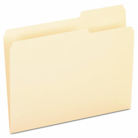 Pendaflex File Folders, Letter Size, Manila, 1/3 Cut, 100/BX (752 1/3-3)