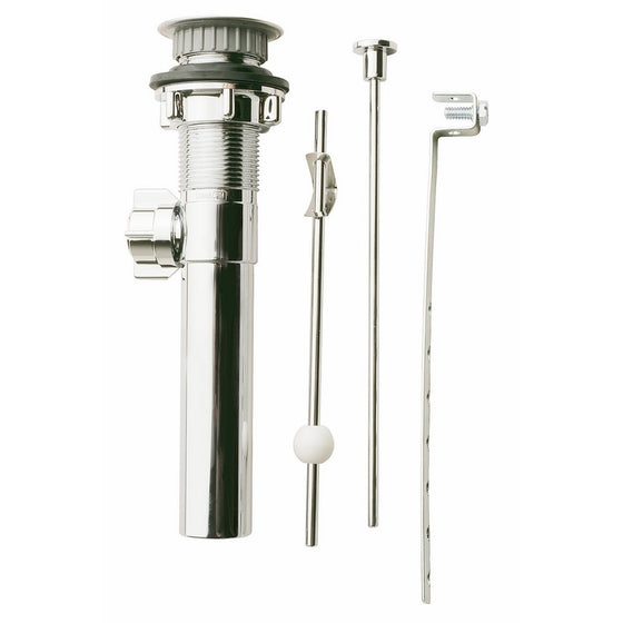 Plumb Pak PP820-70 Pop Up Complete Assembly 1 4-Inch, Chrome-Plated Plastic,