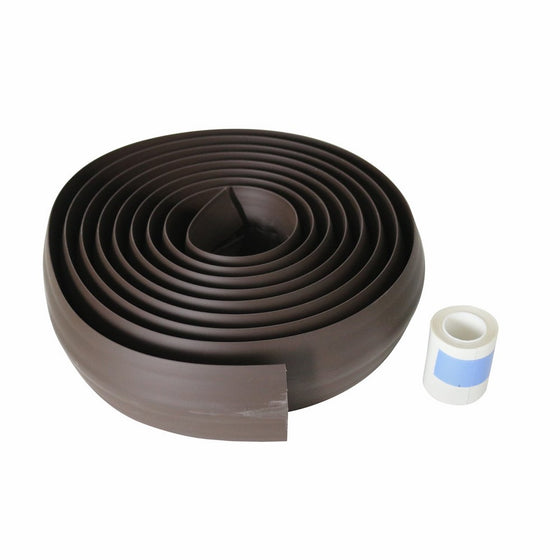 Legrand - Wiremold CDB-15 Corduct Overfloor Cord Protector- Rubber Duct Floor Cord Cover, Brown, 15 Feet (180 Inches)