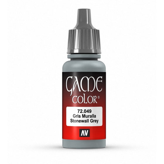 Vallejo Game Color Stonewall Grey Paint, 17ml