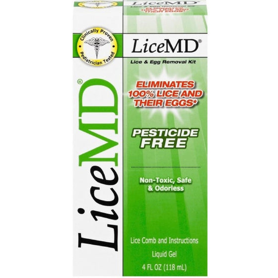 LiceMD Head Lice Treatment Kit, 4 oz