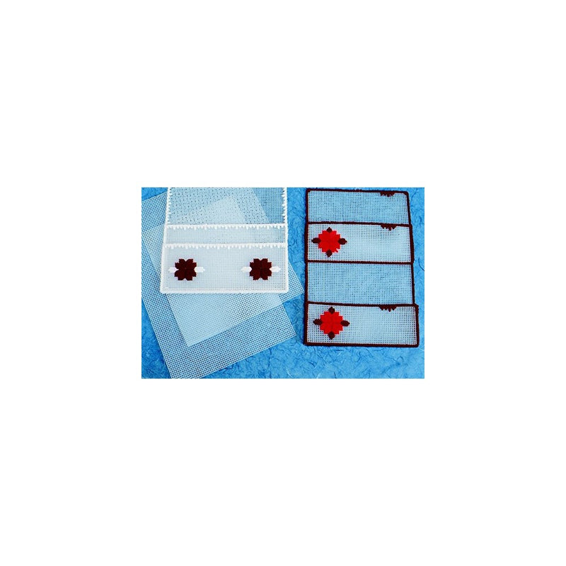 Darice Mesh Plastic Canvas - Clear - 10.5 x 13.5