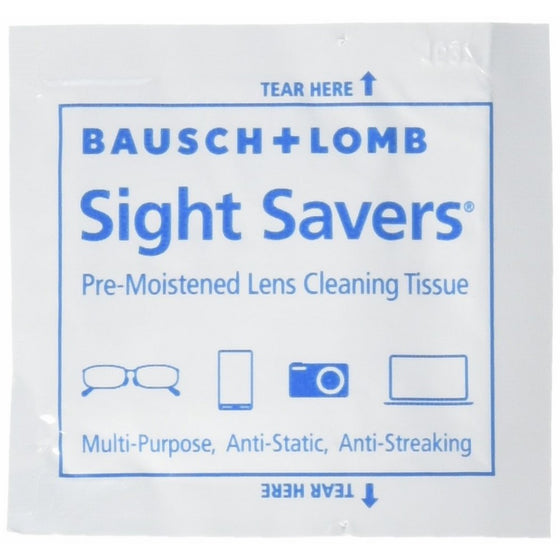 Bausch and Lomb Sight Savers Pre-Moistened Lens Cleaning Tissues -- 100 ct.