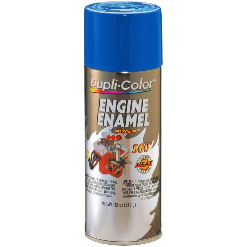 Dupli-Color DE1621 Ceramic Old Ford Blue Engine Paint - 12 oz.