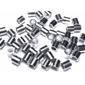 100 Pcs Sterling Silver Crimp Bead 2 X 2mm Tube Crimp Beads