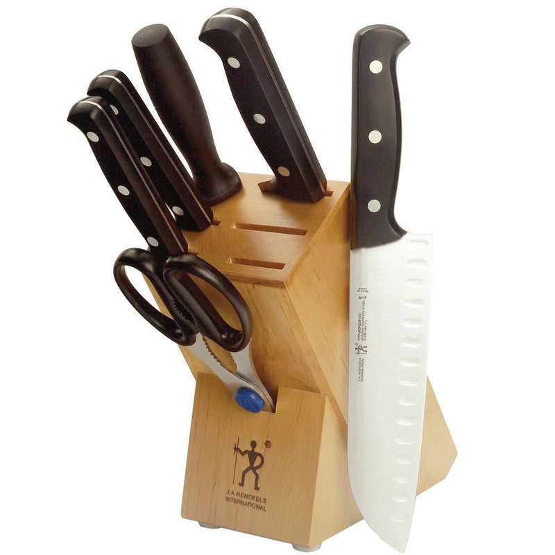 J.A. Henckels International Fine Edge Pro 7-Piece Knife Set with Block