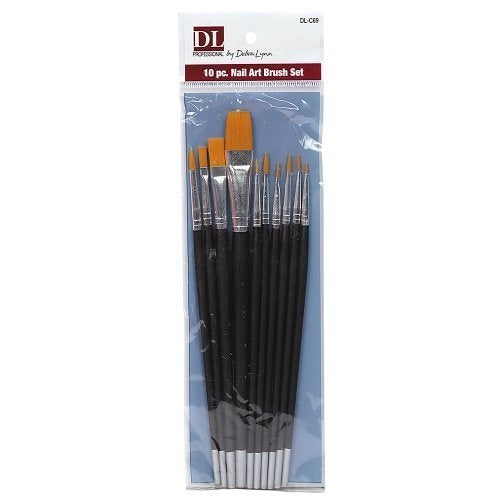 10 Piece Nail Art Brush Set