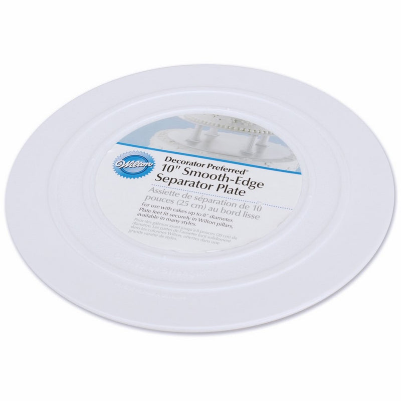 Wilton 302-4103 Smooth Edge Separator Plate for Cakes, 10-Inch