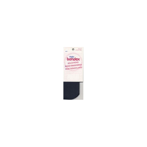 Bondex Iron-On Patches 5"X7" 2/Pkg-Navy