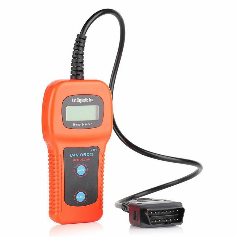 Xtool Universal U480 CAN-BUS OBDII Car Diagnostic Scanner, OBD2 CAN BUS Car Diagnostic Scanner Engine Code Reader Tool,Diagnostic Scan Tool With LCD Display, CAN Diagnostic Scan Tool for OBDII Vehicles