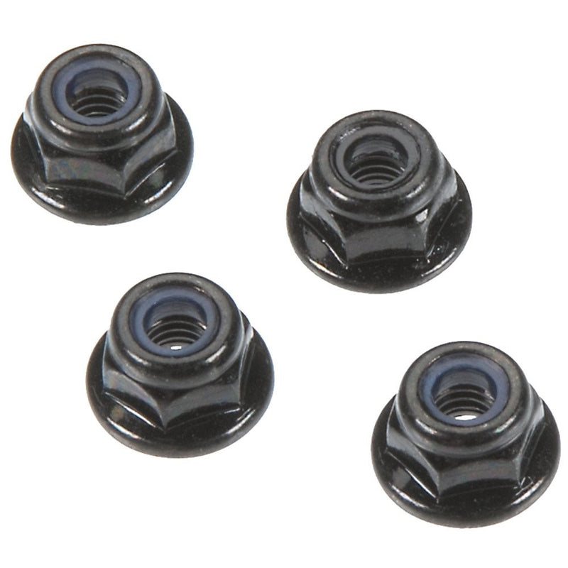 Arrma AR708001 Flange Lock Nuts (4-Piece), 4mm