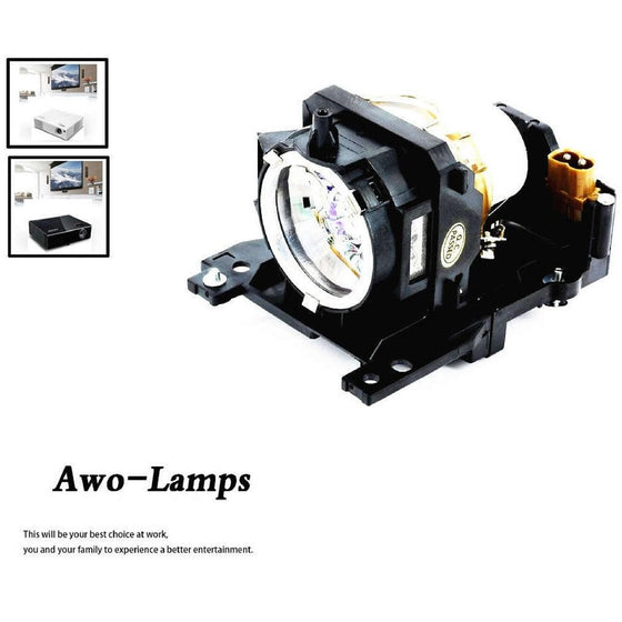 AWO DT00911 DT00841 Premium Replacement Lamp with Housing for HITACHI CP-WX400 CP-WX410 CP-X201 CP-X206 CP-X301 CP-X306 CP-X401 CP-X450 CP-X467 CP-ED-X31 CP-X33 CP-X200/X205/X30/X300/X300WF/X305/X32