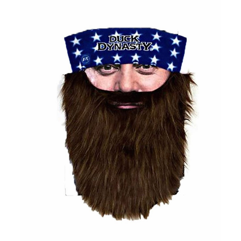 Duck Dynasty Bearded Bandana Willie - Brown Beard